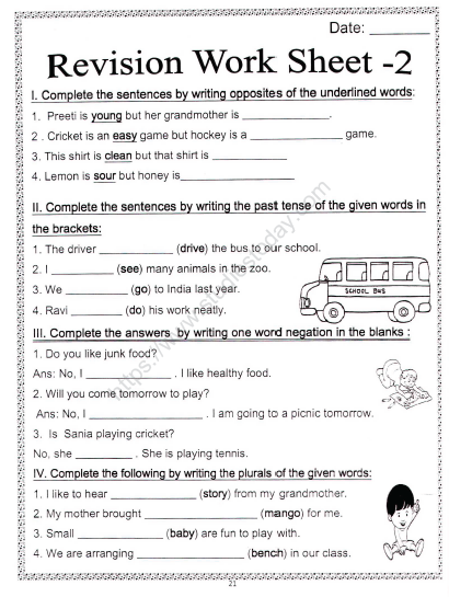 cbse-class-2-english-revision-worksheet-set-d